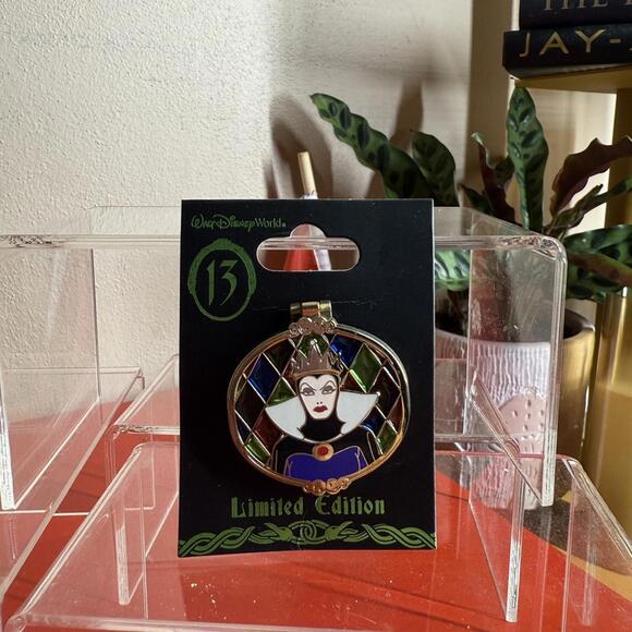 Disney Other - Disney WDW 13 Reflections of Evil Evil Queen Hinged Calendar Pin LE 300